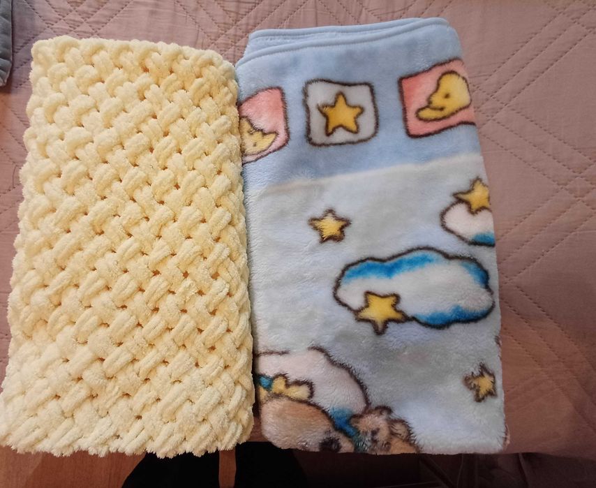 Две бебешки зимни одеялца