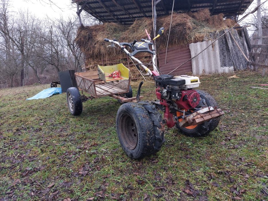Motocultor cu remorca 7 cp