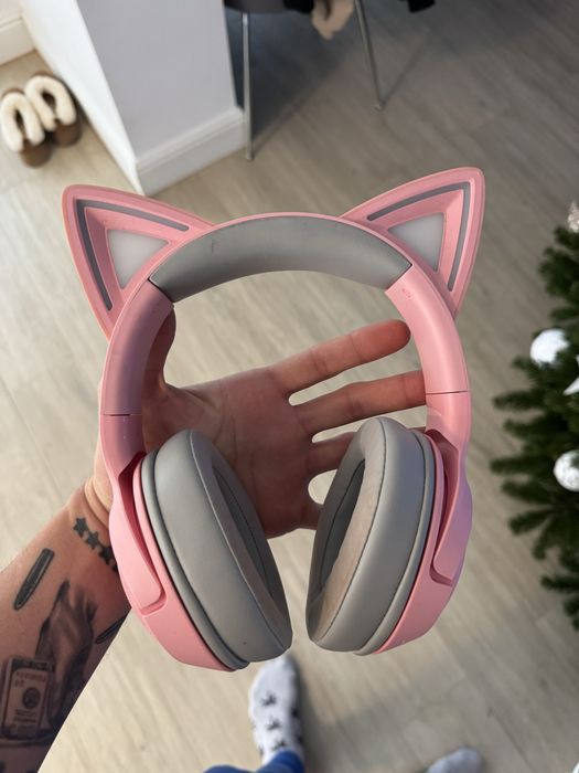 Vand Casti Razer Kraken Kitty V2 Bluetooth Quartz Edition