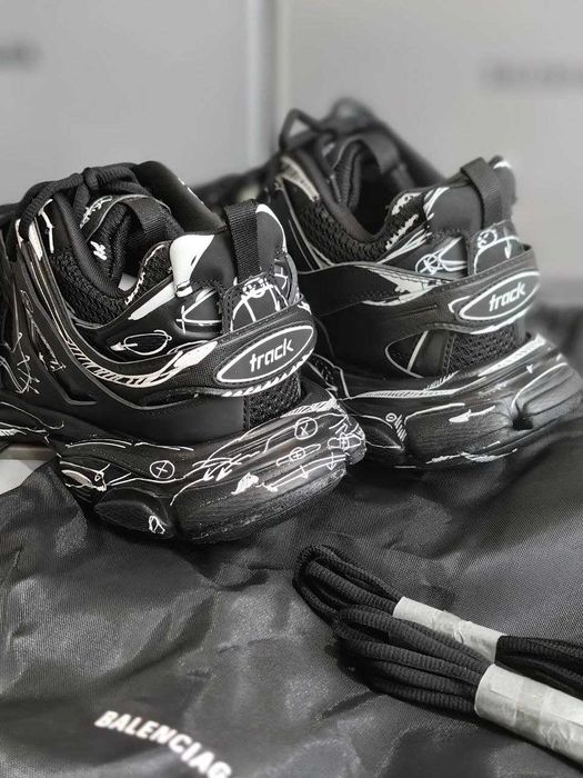 Черни мъжки маратонки Balenciaga track ID:154