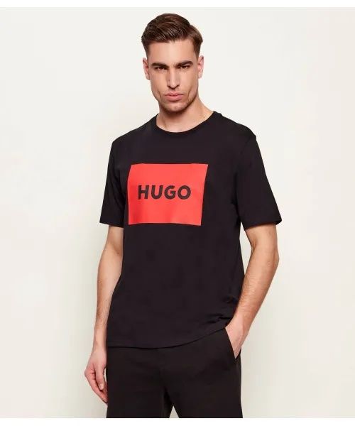 Hugo Boss Dulive222 Tee оригинална тениска M памучна черна фланелка