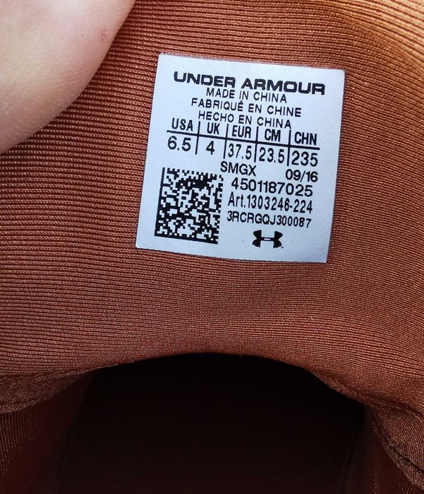 Ghete Under Armour Charged Pivot Mid Bronze Metallic 37.5 stare f buna