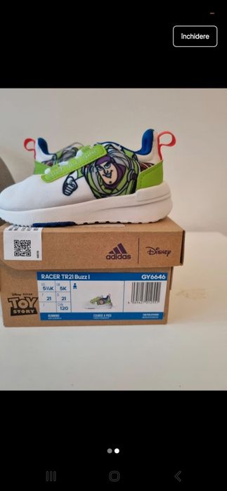 Papuci adidas mărimea 21