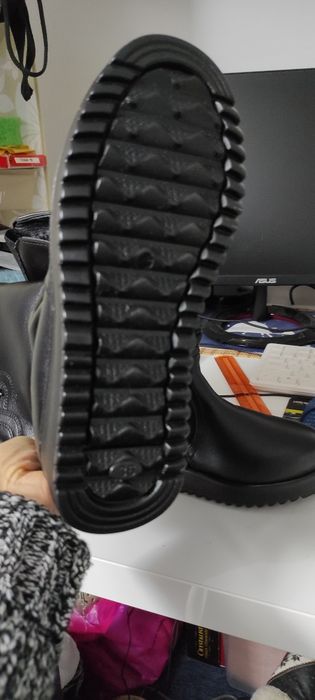 Cizme piele ecologică, îmblanite