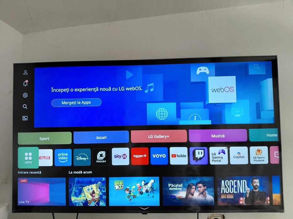 Televizorul LG cu diagonala de 139 cm