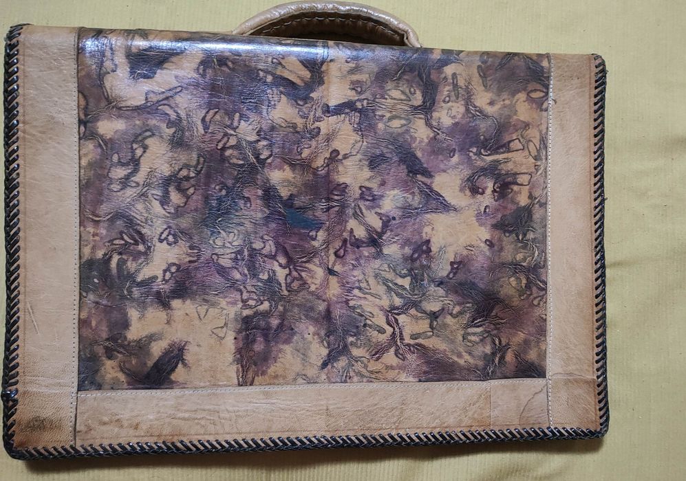 Портфель винтажный ручной работы