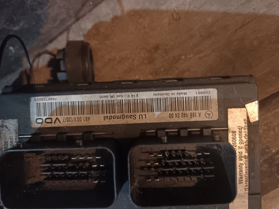 Компютър с контактен ключ и имобилайзер за Mercedes-Benz A-Class W168