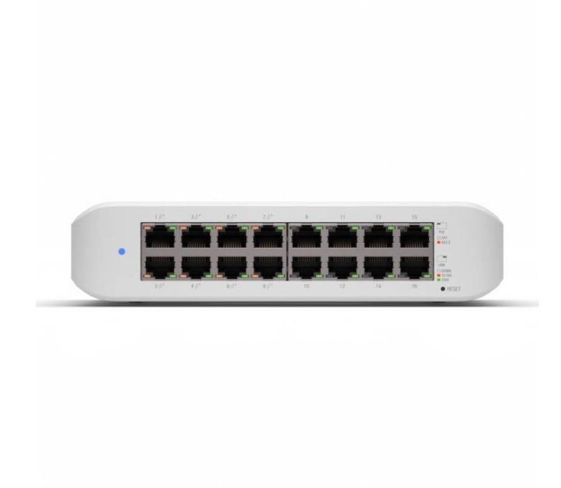 Switch de rețea 16 canale Ubiquiti USW-LITE-16-POE