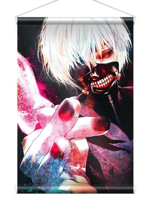 Гобелены плакаты аниме, геншин, наруто