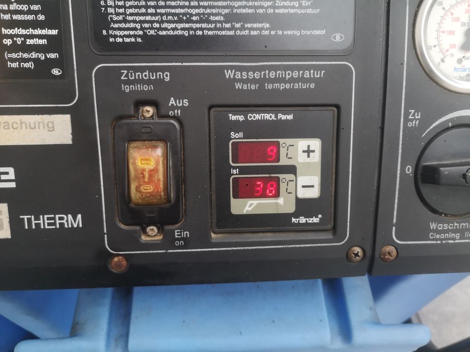 Пароструйка KRANZLE 1165 Therm 180bar16L/min Керамика Супер Клас