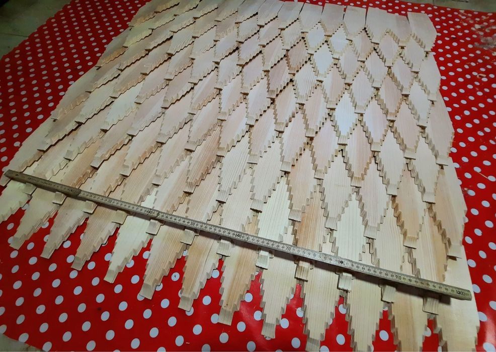 Draniță/Sindrila din lemn radinos prelucrata manual