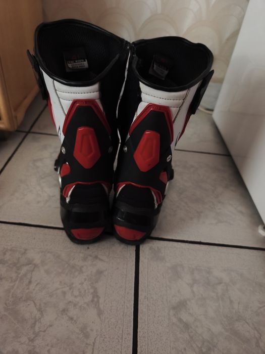 Ghete Moto R, black-red-white