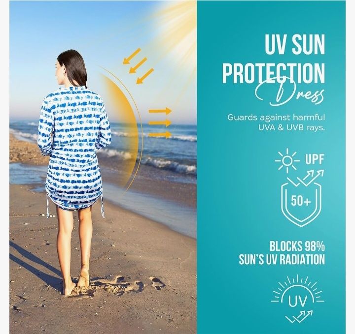 Плажна рокля с UPF/UV  50 защита