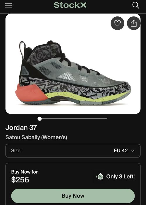W Air Jordan 37 SATOU