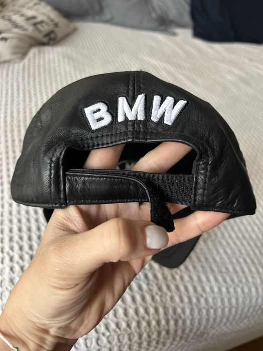 Шапка с козирка BMV /естествена кожа/