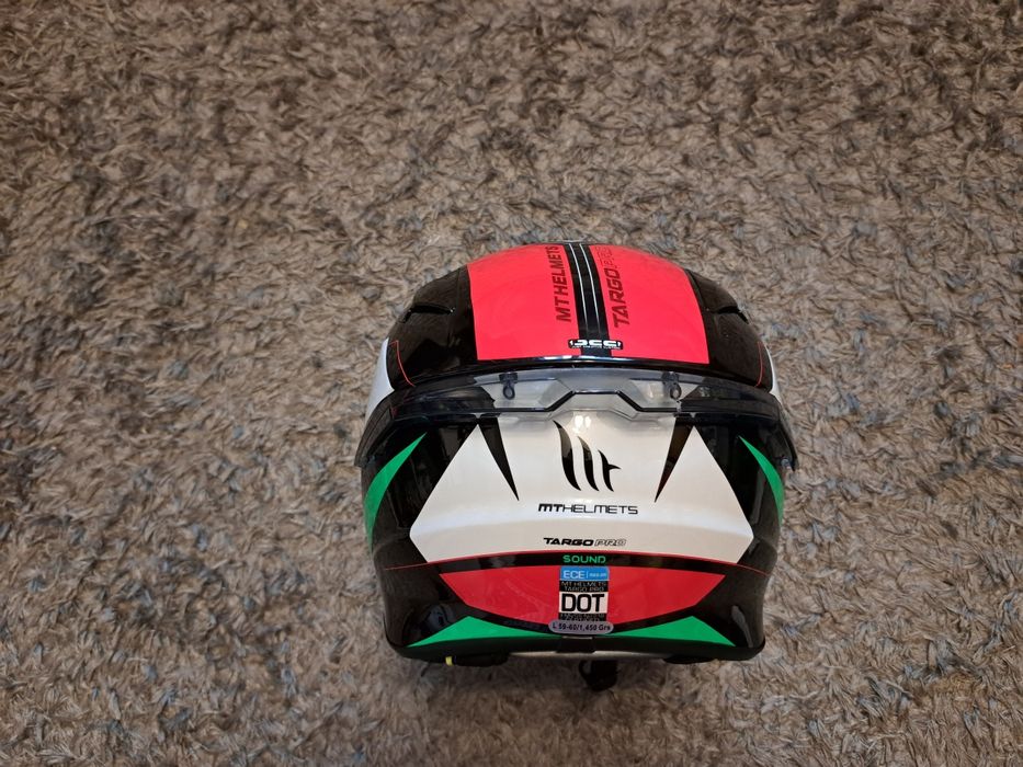 Casca moto integrala MT Targo Pro Sound Verde mărimea S, M, L, XL, 2XL