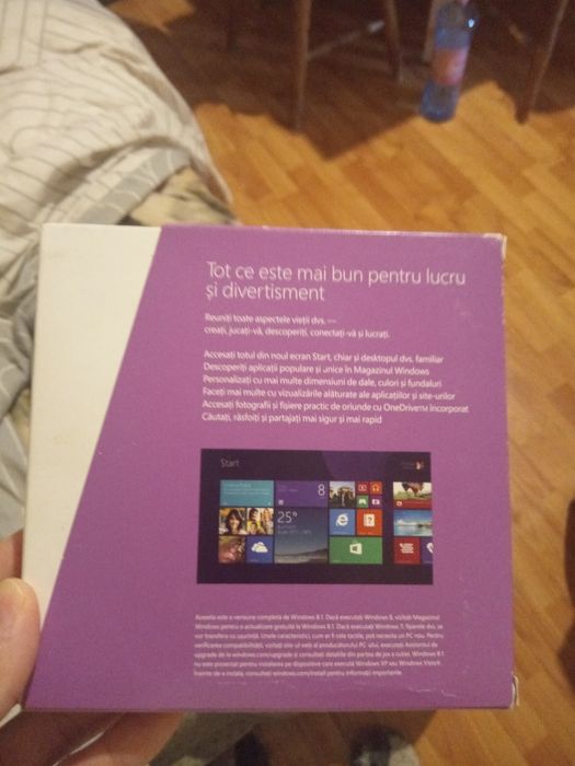 Windows 8.1 original cu licență 2 cd 32/64 biti cheie folosita
