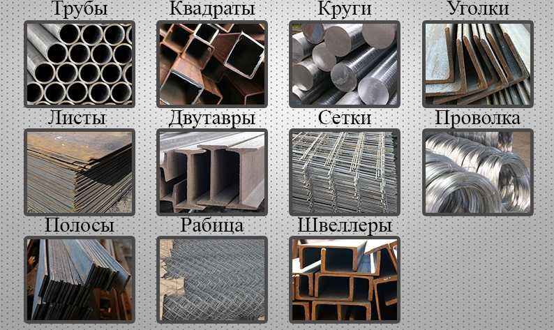 Металлопрокат в ассортименте, Оптом. И штучно