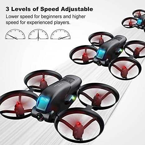 Промоция дрон страхотен малък дрон FPV KF615 с 2 батерии и чанта