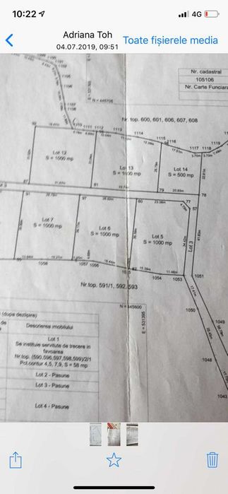 Vand Teren Bran | Sohodol | Brasov | 3 LOT x 1000 MP