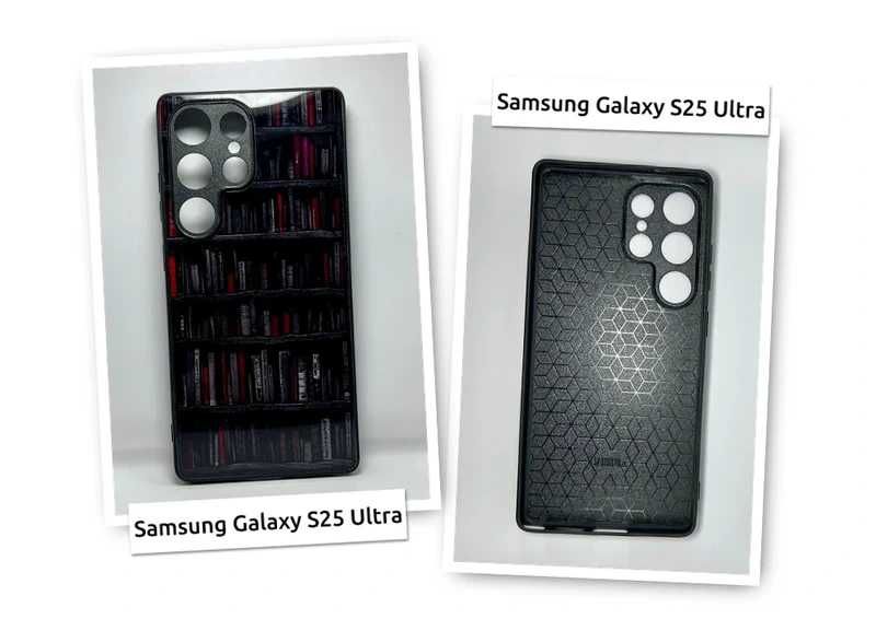 Husă Samsung Galaxy S25 Ultra - Silicon - Design bibliotecă cu cărți