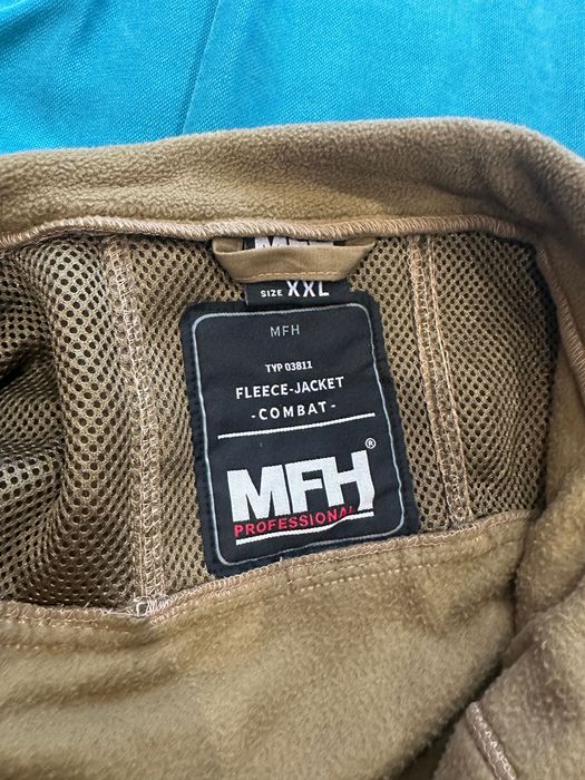 MFH ЯКЕ/полар с  подсилени гръб , рамене и лакти, цвят койот.