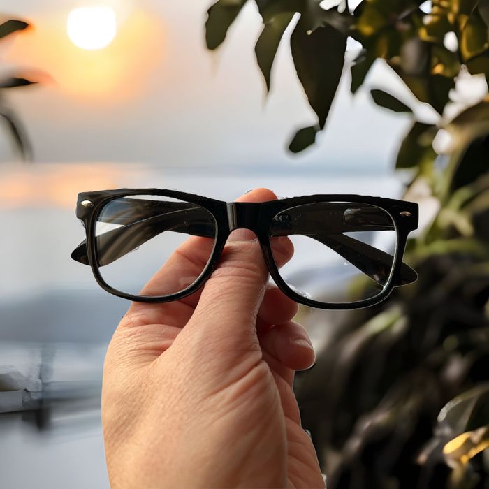 Дамски очила правоъгълни Vintage дизайн стъкла без диоптър защитаUV400