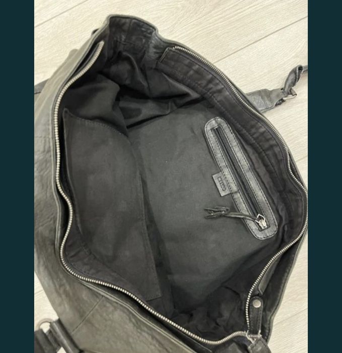 Сумка из натуральной кожи Mango