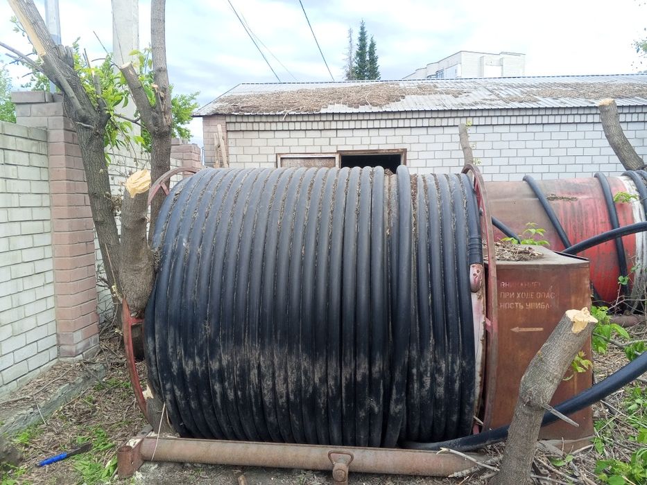 Катушка с ПНД трубой