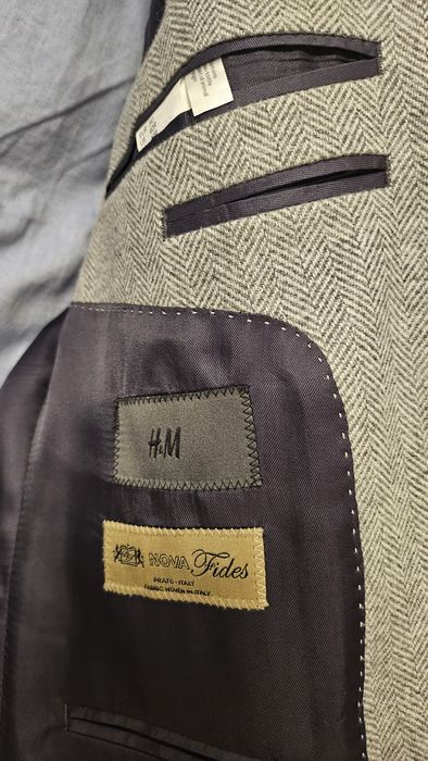 Sacou din stofa, pentru barbati, colectia H&M Premium, marimea 50