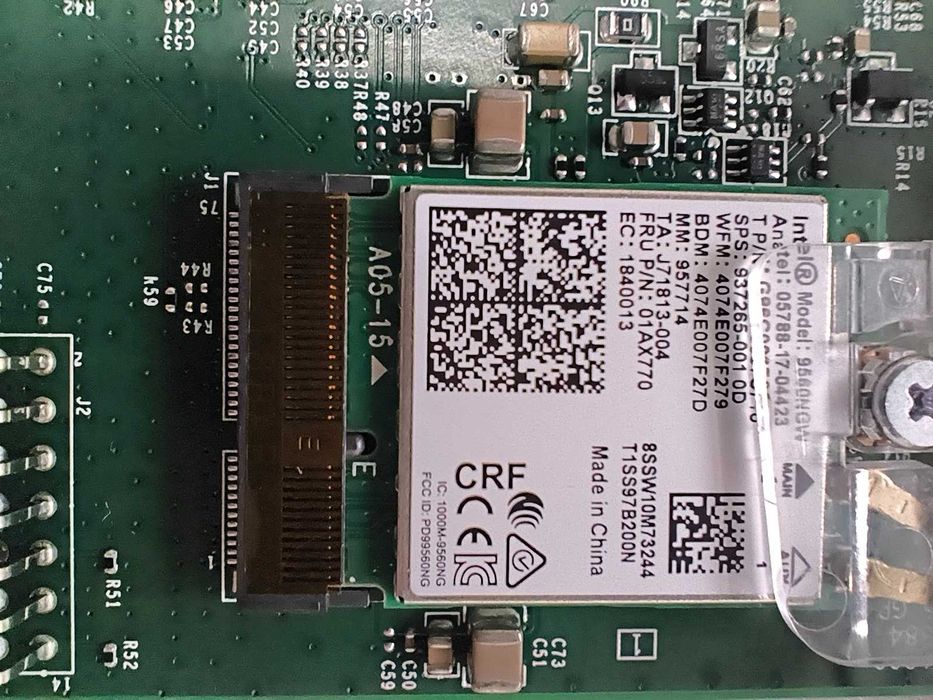 Dell PCI-E Wireless 0FR13Y, AC 9560, 2 x antenna