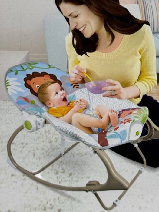 Качалка для младенцев и малышей, шезлонг Арт.68143