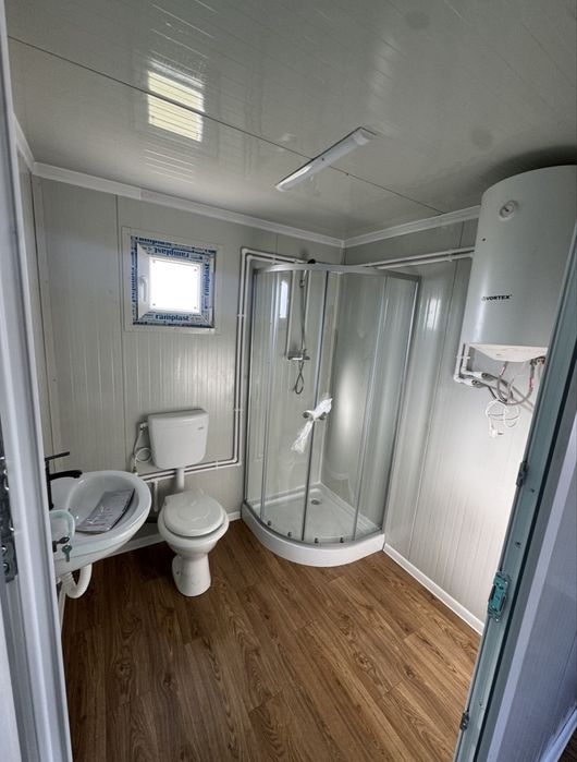 Container modular + baie de locuit