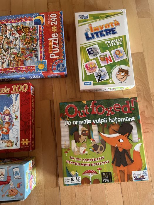 Lot complet jocuri educative și puzzle-uri | Preț avantajos!!