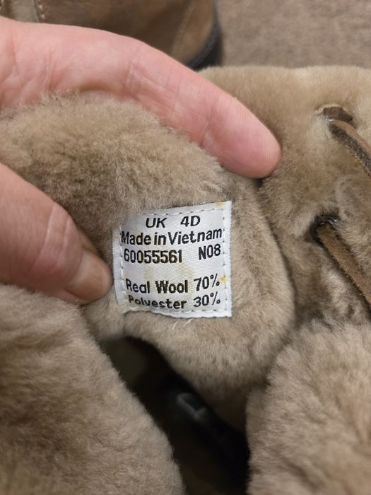 Cizme Clark,  noi, piele naturala cu blana naturala Interior