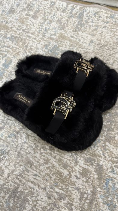 Новые пушистые тапочки  41