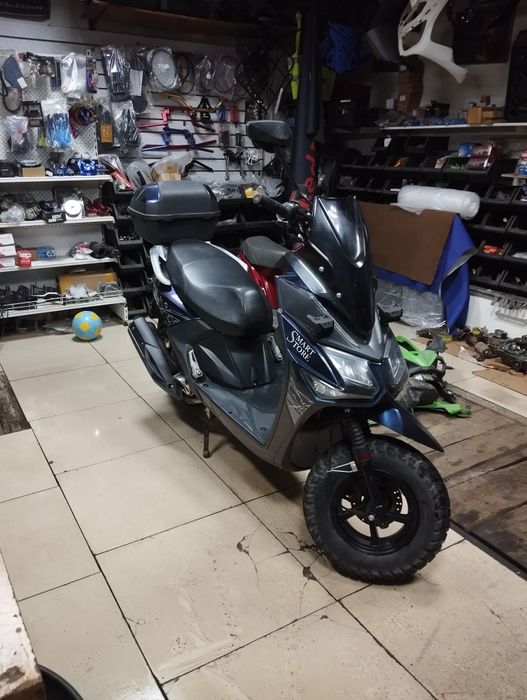 Скутер самурай мопед