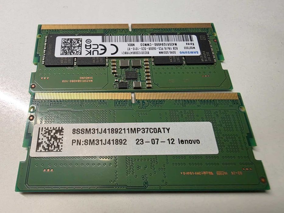 Memorii OEM DDR5 Samsung 5600 laptop