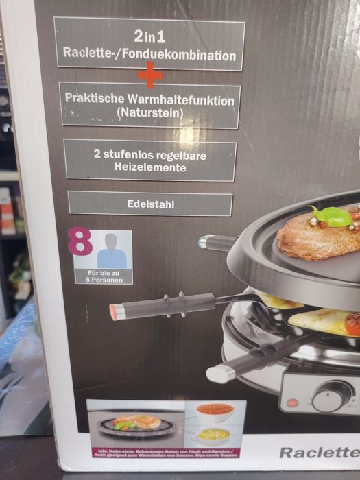 Proficook грил/раклет котлон с фондю 3 в  1