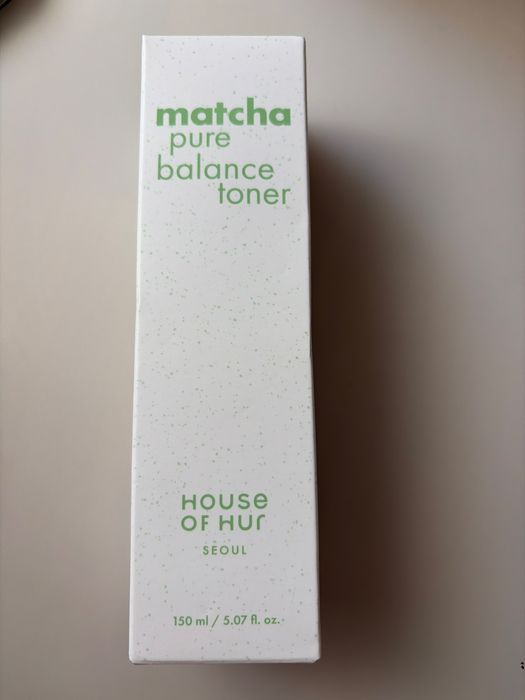 Matcha pure balance toner from House of Hur