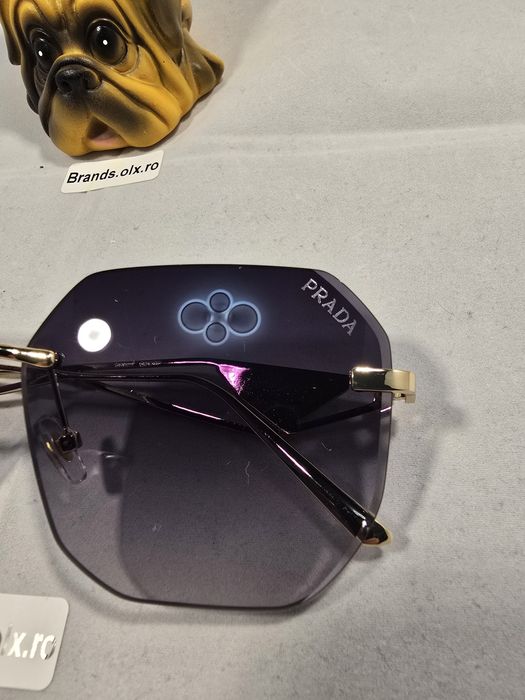 Ochelari de soare Prada, Gold, 63027, made in Italy