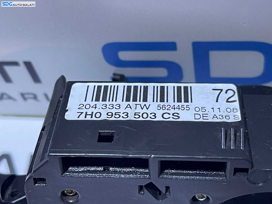 Ansamblu Maneta Manete Semnalizare Faza Lunga Scurta Stergatoare Computer Bord Seat Ibiza 2008 - 2012 Cod 7H0953503CS