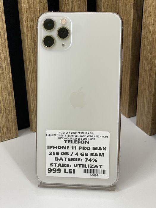Iphone 11 Pro Max 256Gb 74% baterie Garantie/Factura #62887