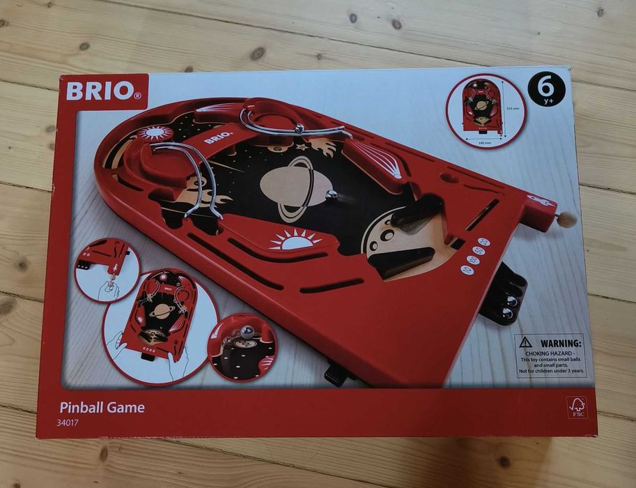 Флипер BRIO игра с топчета