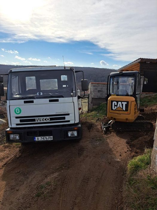 Услуга, услуги с мини багер и самосвал