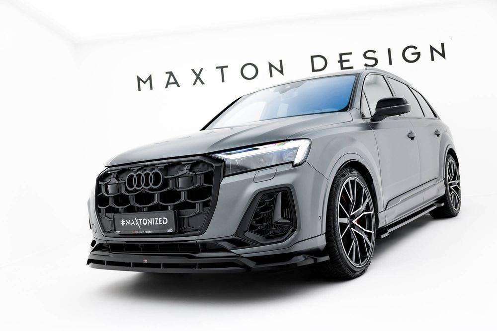Спойлер за предна броня Maxton design за Audi Q7 S-line (2023-)