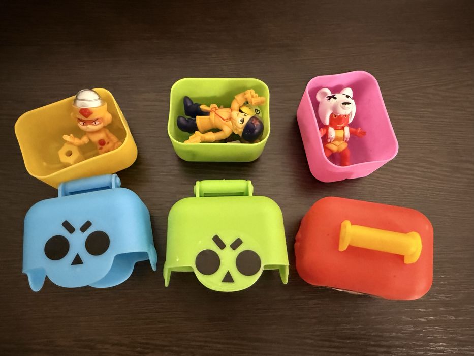 Brawlstars, Набор игрушечных боксов с фигурками, 3 шт