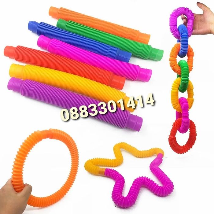 Попит Тръба Fidget Tube Разтегателна играчка