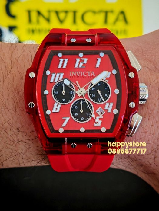 INVICTA Ghost Red 47 mm, Инвикта нов ръчен часовник
