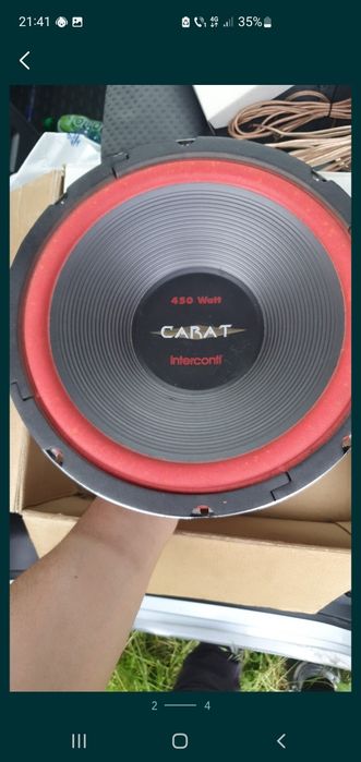 Vând subwoofer auto